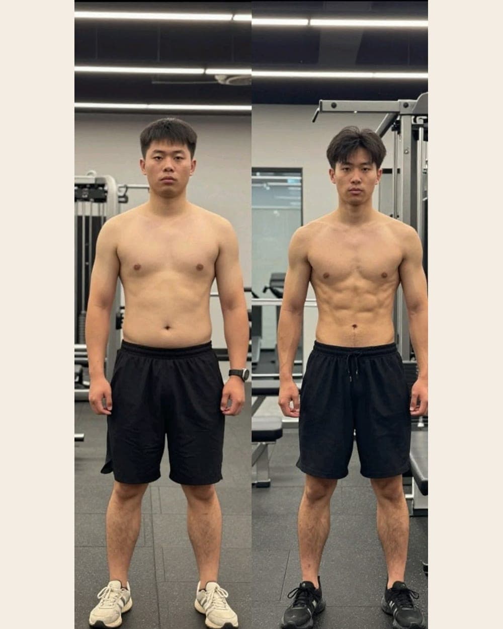 Member transformation 1: before and after following the coachryn program
